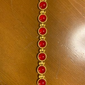 Red Jeweled Bracelet